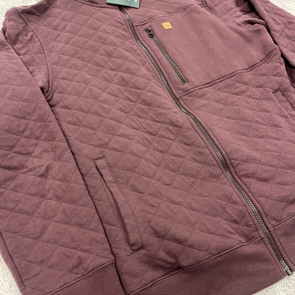 Tentree | Quilted Full Zip • Organic Cotton | Size Large | NWT - Picture 3 of 16
